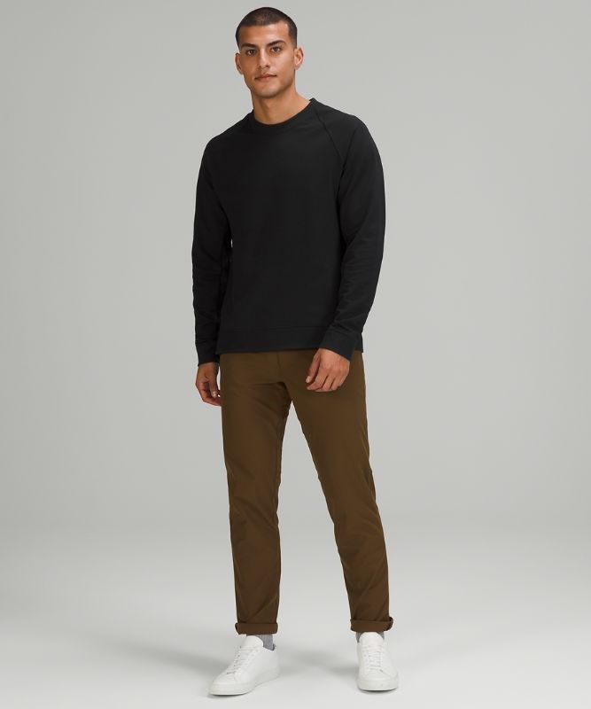 Lululemon City Sweat Crew Tröjor Herr Svarta | CANQ-52184