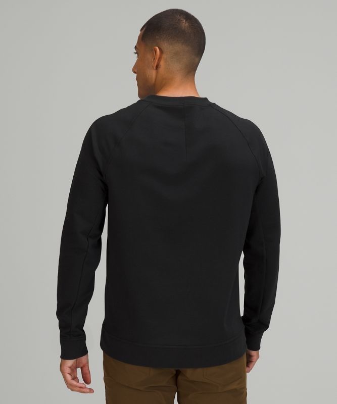 Lululemon City Sweat Crew Tröjor Herr Svarta | CANQ-52184