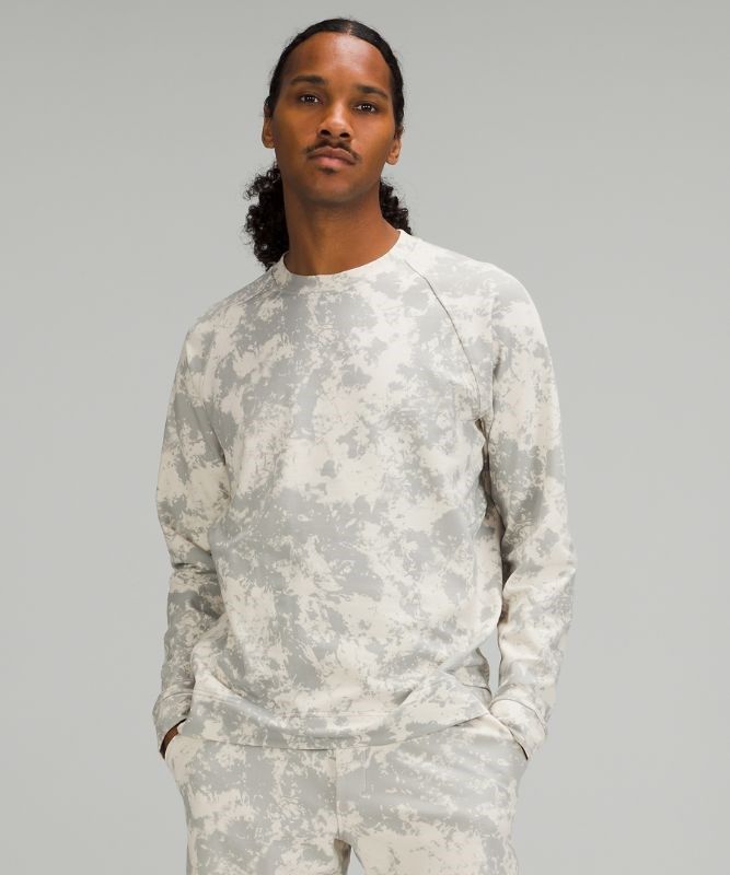 Lululemon City Sweat Crew Tröjor Herr Vita Silver | ZIUC-51246