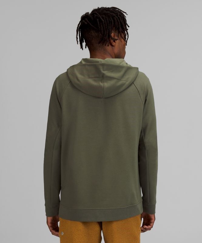 Lululemon City Sweat Full-Zip Hoodie Hoodie Herr Olivgröna | ZGKI-35492