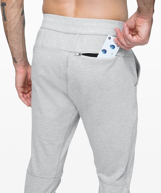 Lululemon City Sweat Jogger Byxor Herr Ljusgrå | IQCM-93756