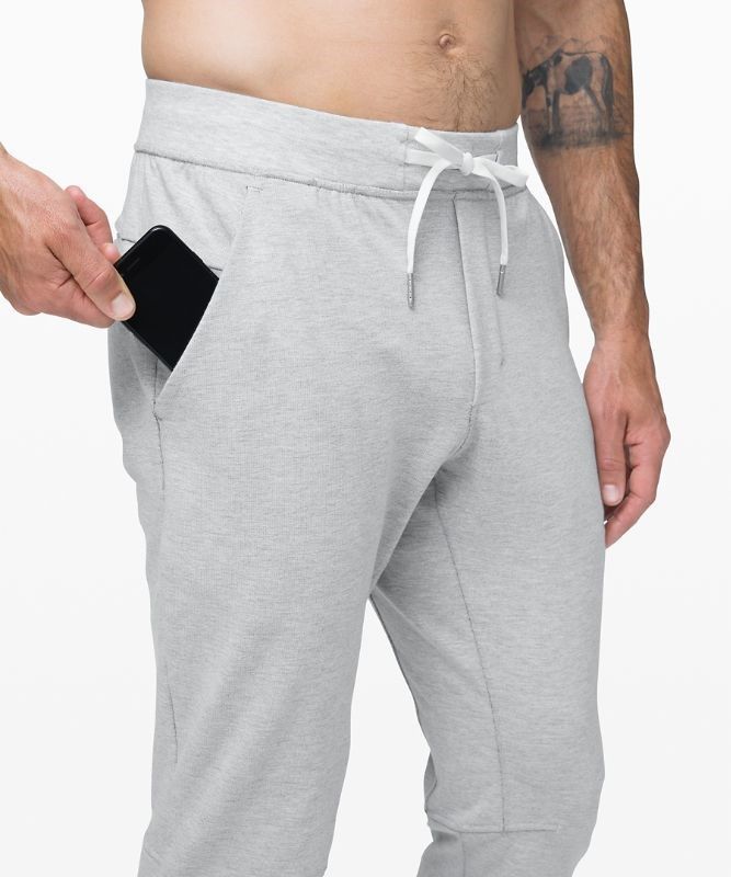 Lululemon City Sweat Jogger Byxor Herr Ljusgrå | IQCM-93756