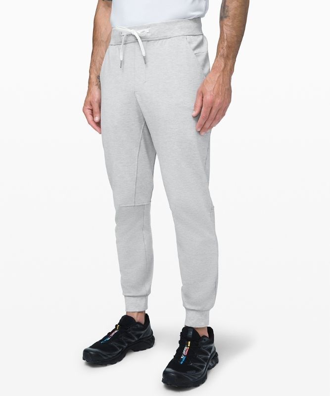 Lululemon City Sweat Jogger Byxor Herr Ljusgrå | IQCM-93756
