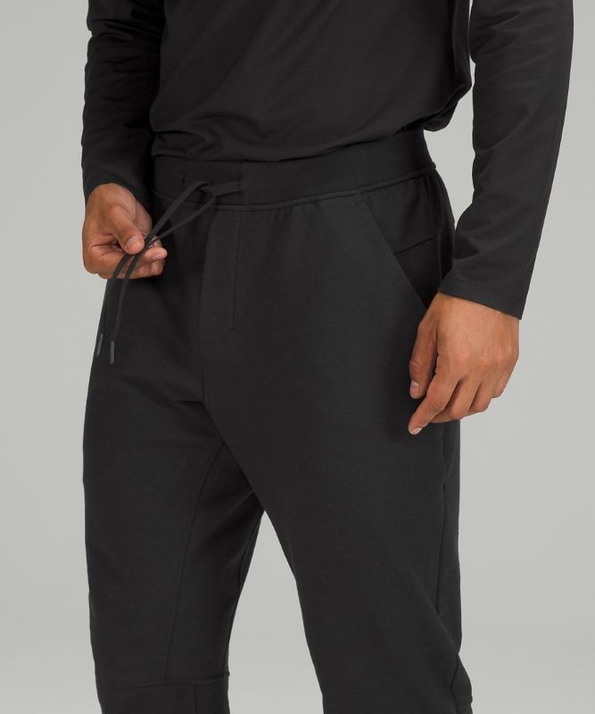 Lululemon City Sweat Jogger Shorter Byxor Herr Svarta | QVUH-93842
