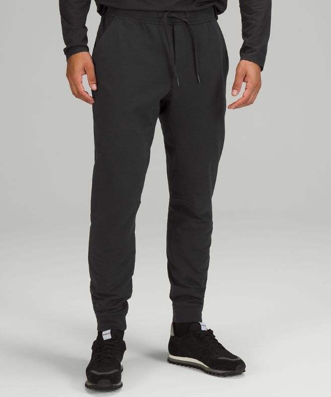 Lululemon City Sweat Jogger Shorter Byxor Herr Svarta | QVUH-93842