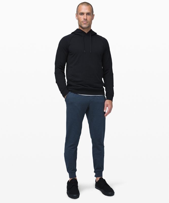 Lululemon City Sweat Jogger Shorter Byxor Herr Marinblå | FITL-83065