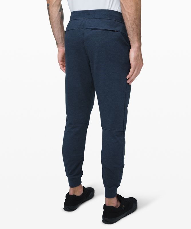 Lululemon City Sweat Jogger Shorter Byxor Herr Marinblå | FITL-83065