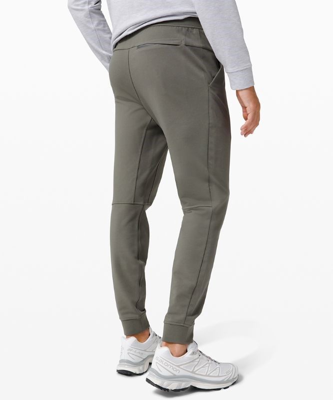 Lululemon City Sweat Jogger Shorter Byxor Herr Grå Olivgröna | BEHD-73581
