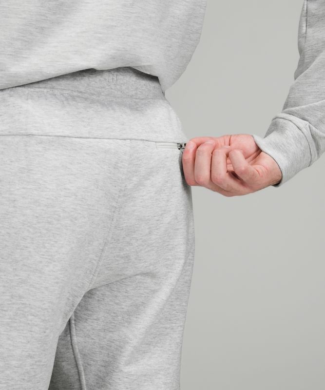 Lululemon City Sweat Jogger Shorter Byxor Herr Ljusgrå Ljusblå | WHDZ-39485
