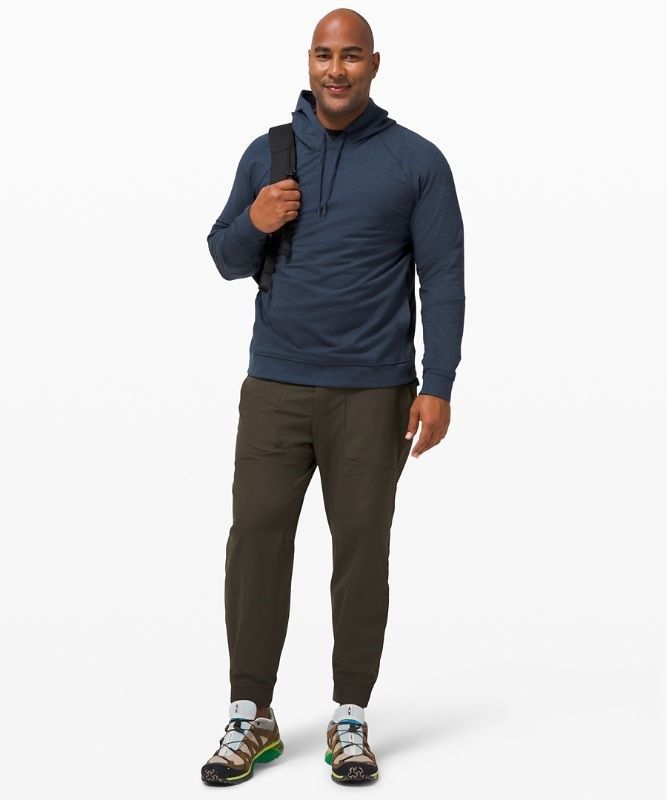 Lululemon City Sweat Pullover Hoodie Hoodie Herr Marinblå | ZAFH-25984