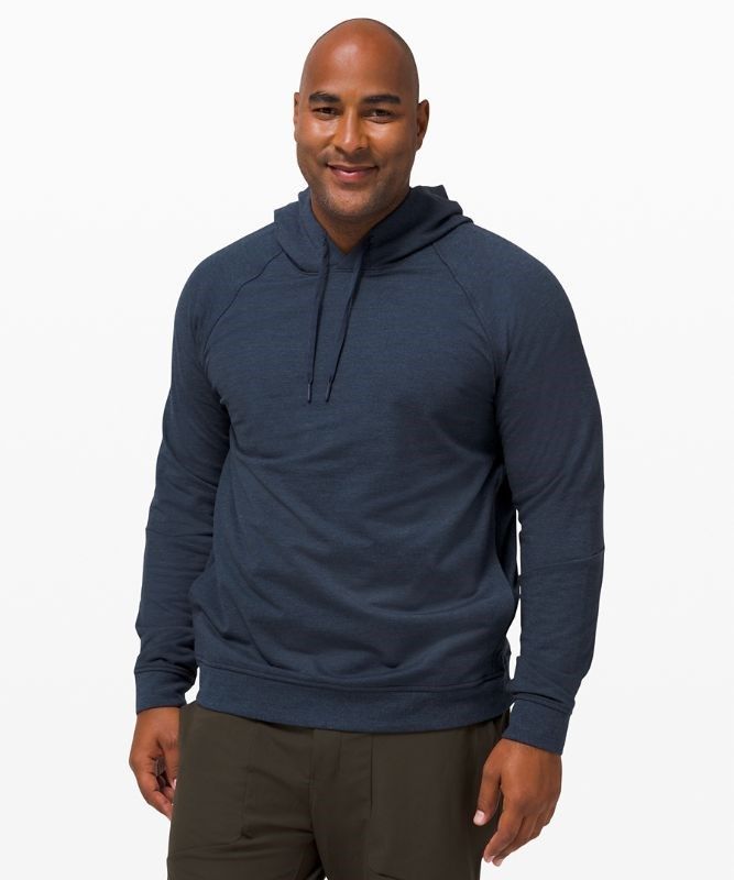Lululemon City Sweat Pullover Hoodie Hoodie Herr Marinblå | ZAFH-25984