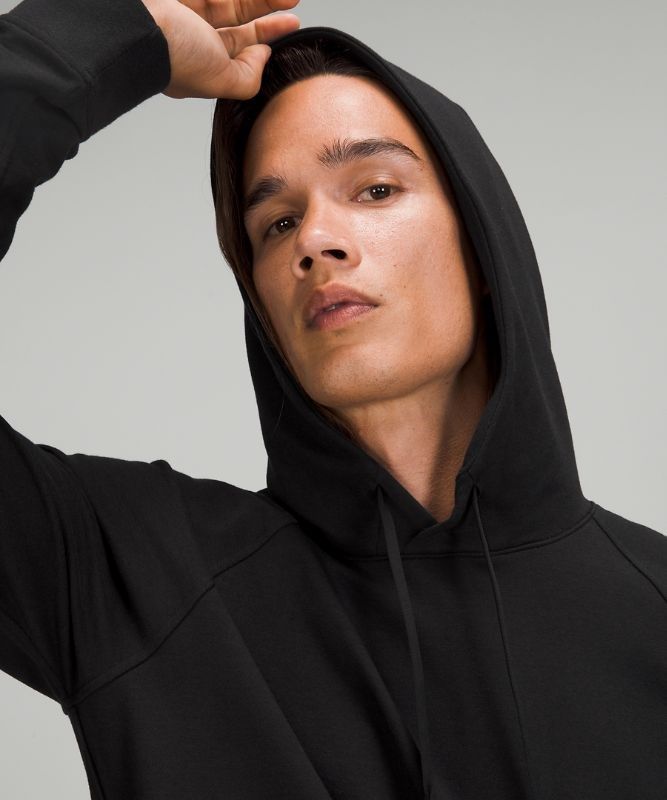 Lululemon City Sweat Pullover Hoodie Hoodie Herr Svarta | MWDN-45273