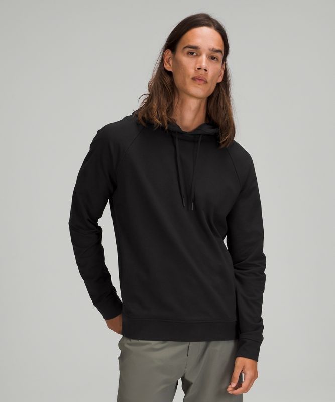 Lululemon City Sweat Pullover Hoodie Hoodie Herr Svarta | MWDN-45273