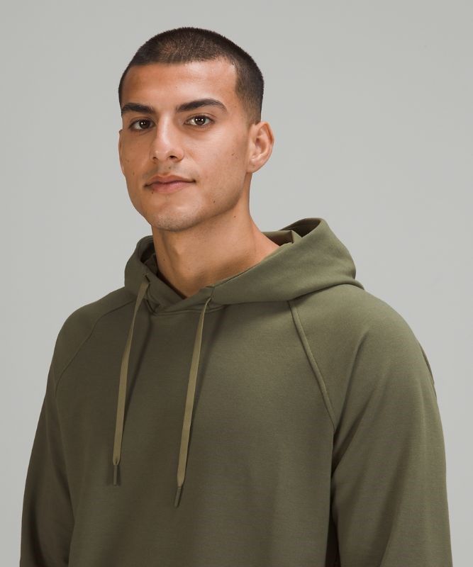 Lululemon City Sweat Pullover Hoodie Hoodie Herr Olivgröna | IBQG-51320