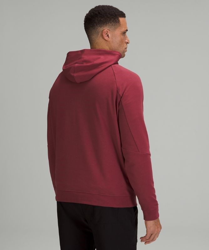Lululemon City Sweat Pullover Hoodie Hoodie Herr Vinröda | ATZJ-19547