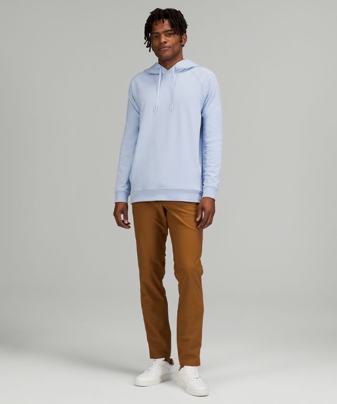 Lululemon City Sweat Pullover Hoodie Hoodie Herr Blå Beige | WCUT-74506