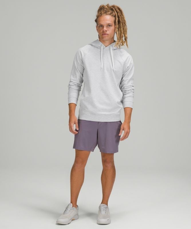Lululemon City Sweat Pullover Hoodie Hoodie Herr Ljusgrå Ljusblå | UIDK-18056