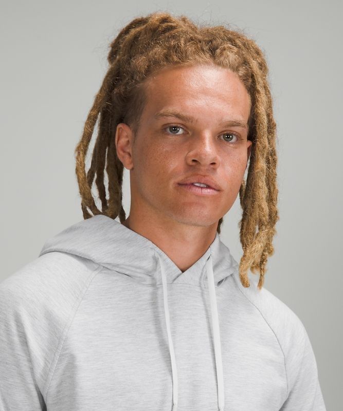 Lululemon City Sweat Pullover Hoodie Hoodie Herr Ljusgrå Ljusblå | UIDK-18056