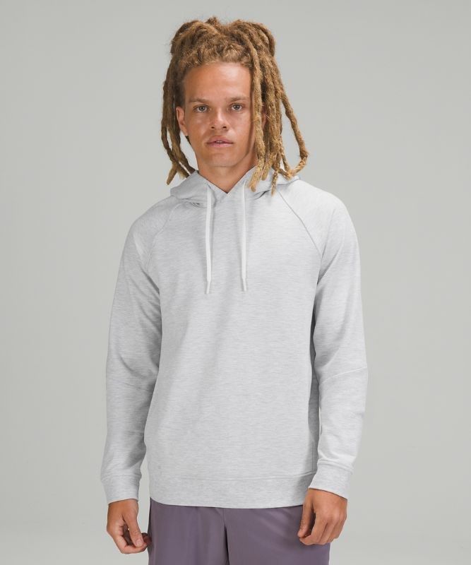 Lululemon City Sweat Pullover Hoodie Hoodie Herr Ljusgrå Ljusblå | UIDK-18056