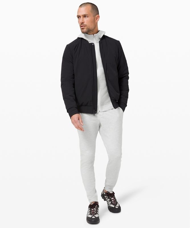 Lululemon City Sweat Slim-Fit Pant Byxor Herr Ljusgrå Ljusblå | QDZV-24317