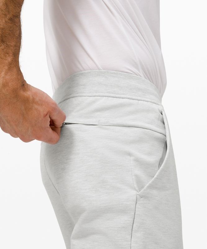 Lululemon City Sweat Slim-Fit Pant Byxor Herr Ljusgrå Ljusblå | QDZV-24317