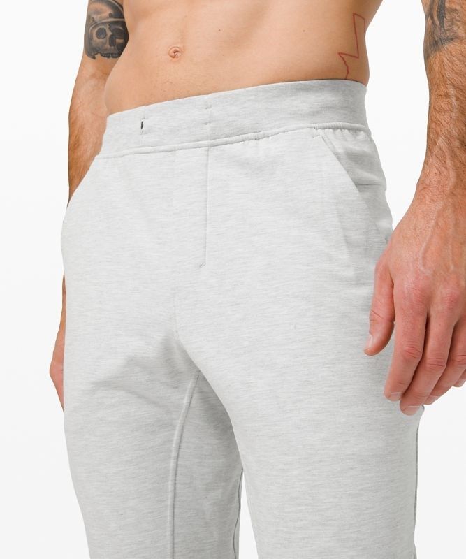 Lululemon City Sweat Slim-Fit Pant Byxor Herr Ljusgrå Ljusblå | QDZV-24317