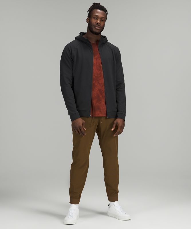 Lululemon City Sweat Zip Hoodie French Terry Hoodie Herr Svarta | LGFJ-54263