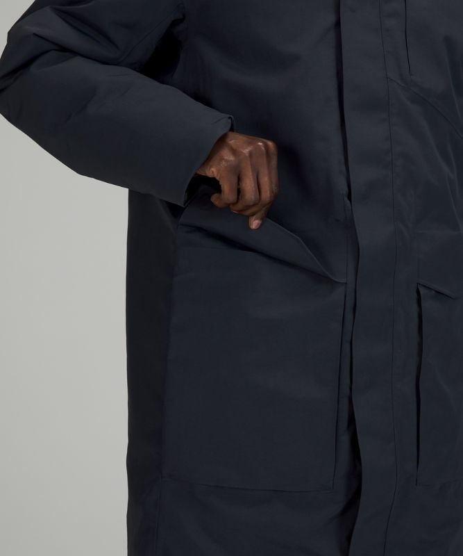 Lululemon Cold City Parka Jackor Herr Marinblå | NKXU-87496