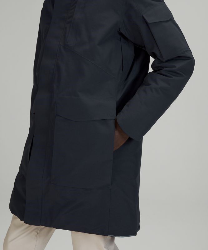 Lululemon Cold City Parka Jackor Herr Marinblå | NKXU-87496
