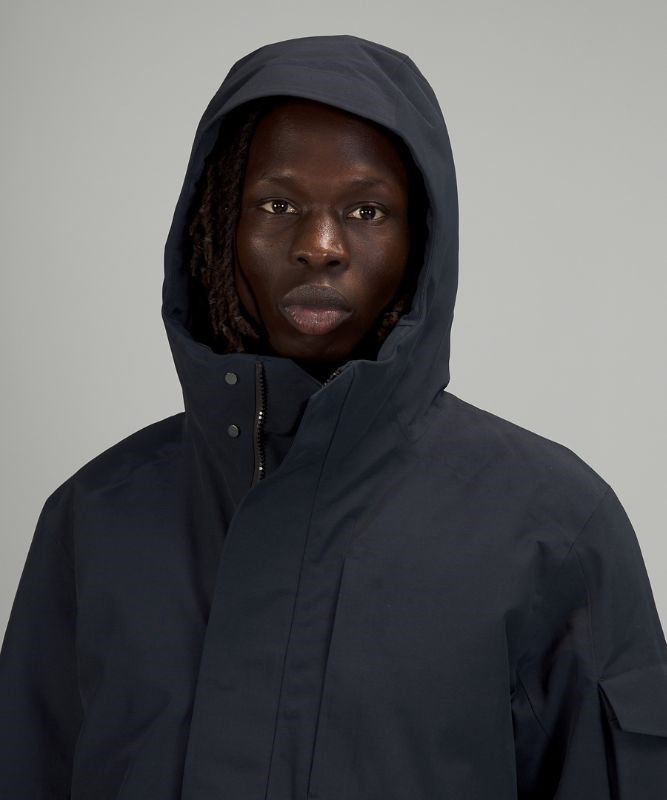 Lululemon Cold City Parka Jackor Herr Marinblå | NKXU-87496