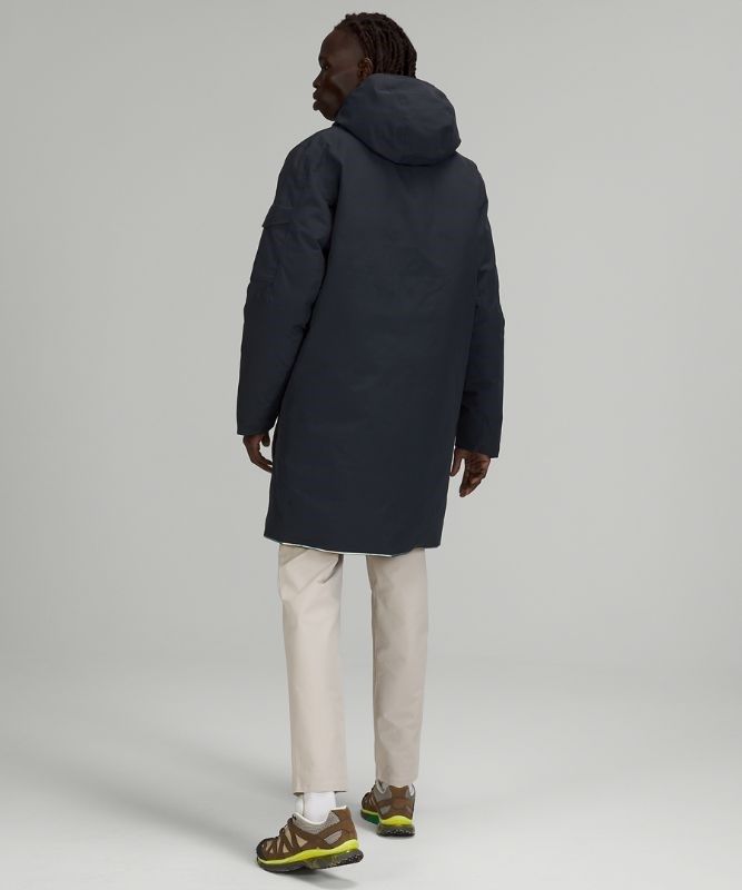 Lululemon Cold City Parka Jackor Herr Marinblå | NKXU-87496