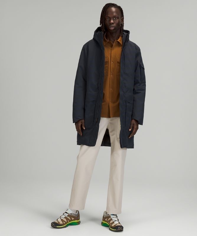 Lululemon Cold City Parka Jackor Herr Marinblå | NKXU-87496