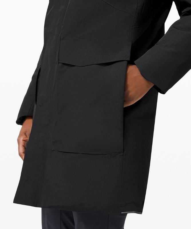 Lululemon Cold City Parka Jackor Herr Svarta | AWCD-52971