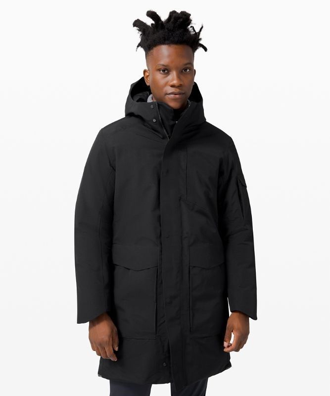 Lululemon Cold City Parka Jackor Herr Svarta | AWCD-52971