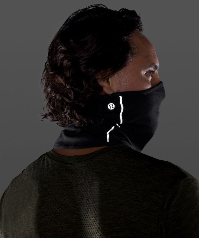 Lululemon Cold Terrain Run Neckwarmer Halsduk Accessories Svarta | SPXQ-35671