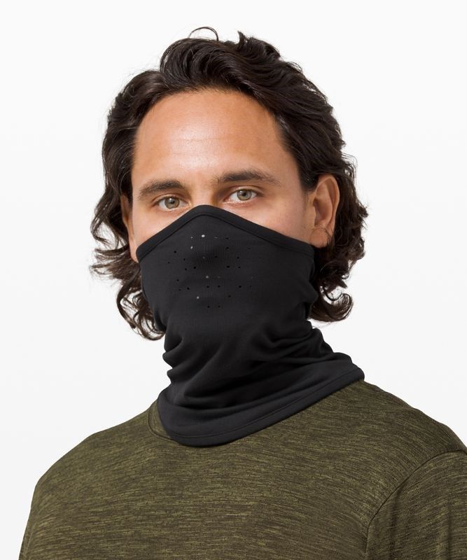 Lululemon Cold Terrain Run Neckwarmer Halsduk Accessories Svarta | SPXQ-35671
