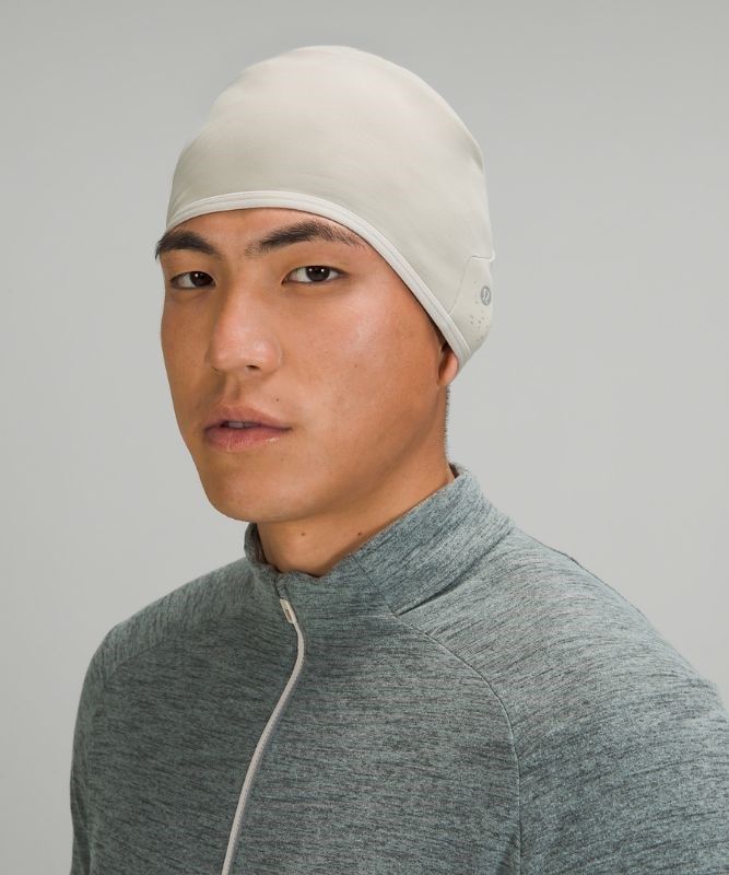 Lululemon Cold Terrain Running Beanie Hatt Accessories Beige | KHCI-36859