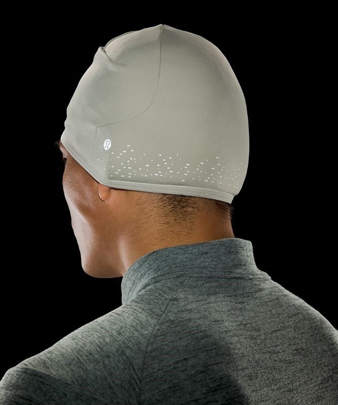 Lululemon Cold Terrain Running Beanie Hatt Accessories Beige | KHCI-36859