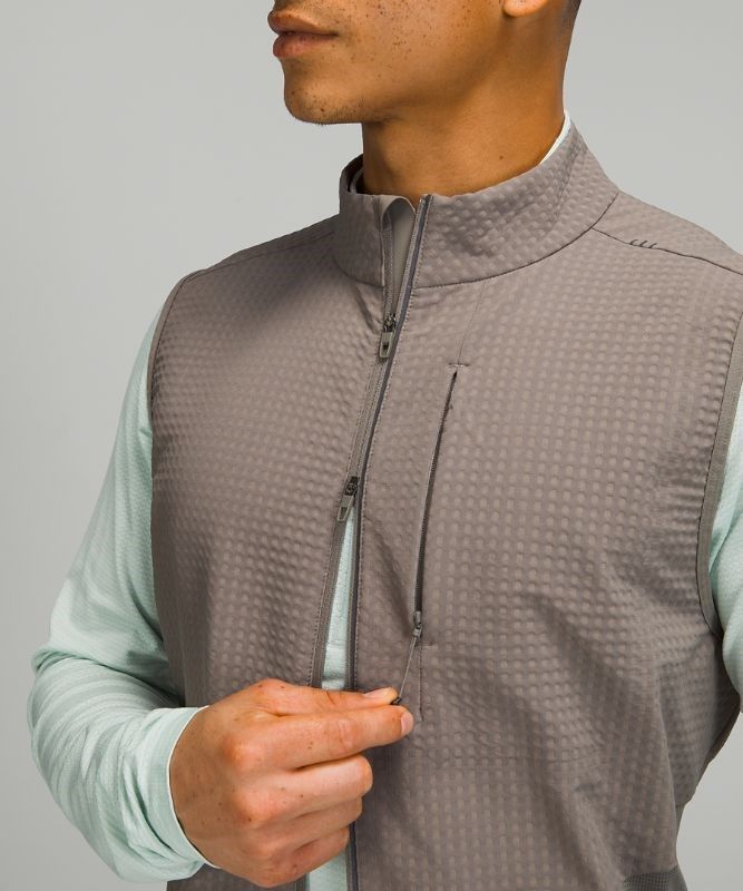 Lululemon Cold Terrain Vest Fleece Jackor Herr Rover | HQIJ-75639