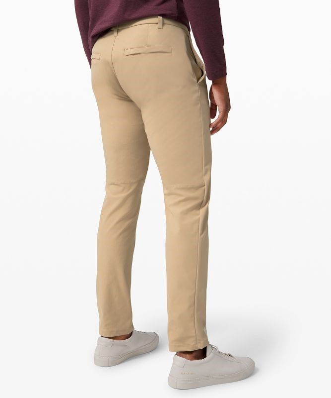 Lululemon Commission Classic-Fit Pant 28 Warpstreme Byxor Herr Trench | ERZN-98305