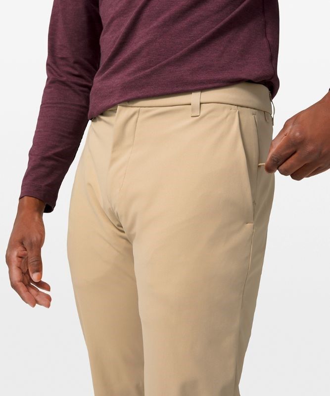 Lululemon Commission Classic-Fit Pant 28 Warpstreme Byxor Herr Trench | ERZN-98305