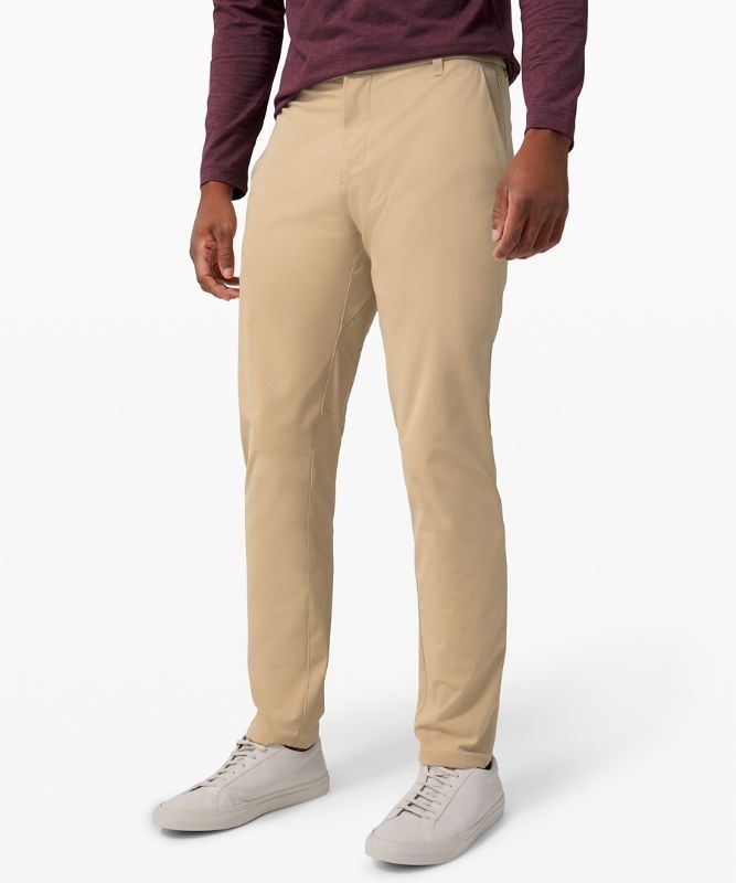 Lululemon Commission Classic-Fit Pant 28 Warpstreme Byxor Herr Trench | ERZN-98305