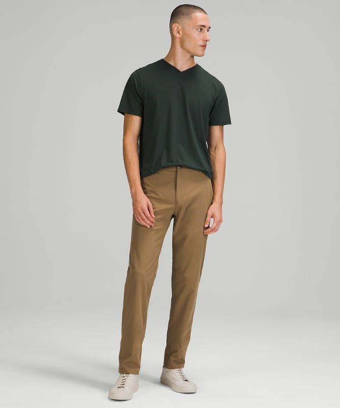 Lululemon Commission Classic-Fit Pant 28 Warpstreme Byxor Herr Artifact | WFSM-91463