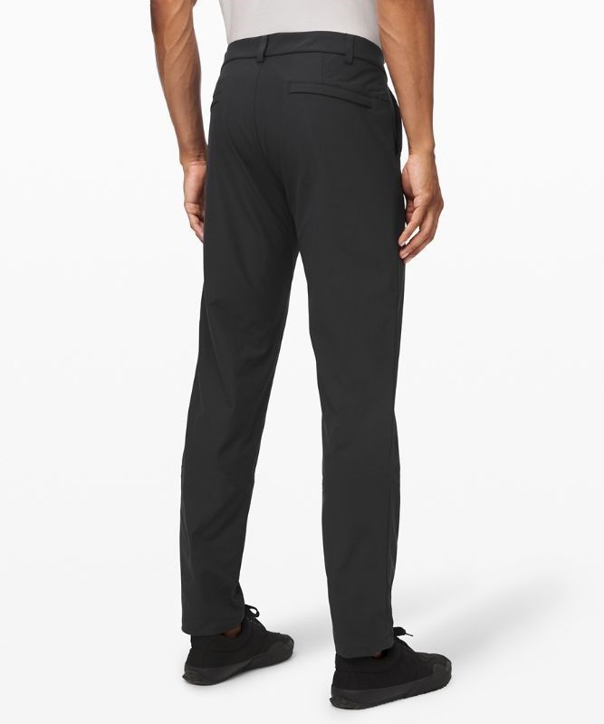 Lululemon Commission Classic-Fit Pant 28 Warpstreme Byxor Herr Obsidian | UCZW-65439