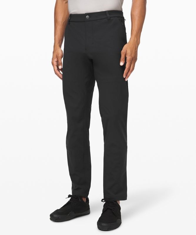 Lululemon Commission Classic-Fit Pant 28 Warpstreme Byxor Herr Obsidian | UCZW-65439