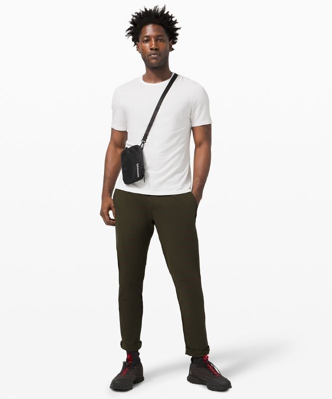 Lululemon Commission Classic-Fit Pant 30 Warpstreme Byxor Herr Mörkolivgröna | SACD-02614