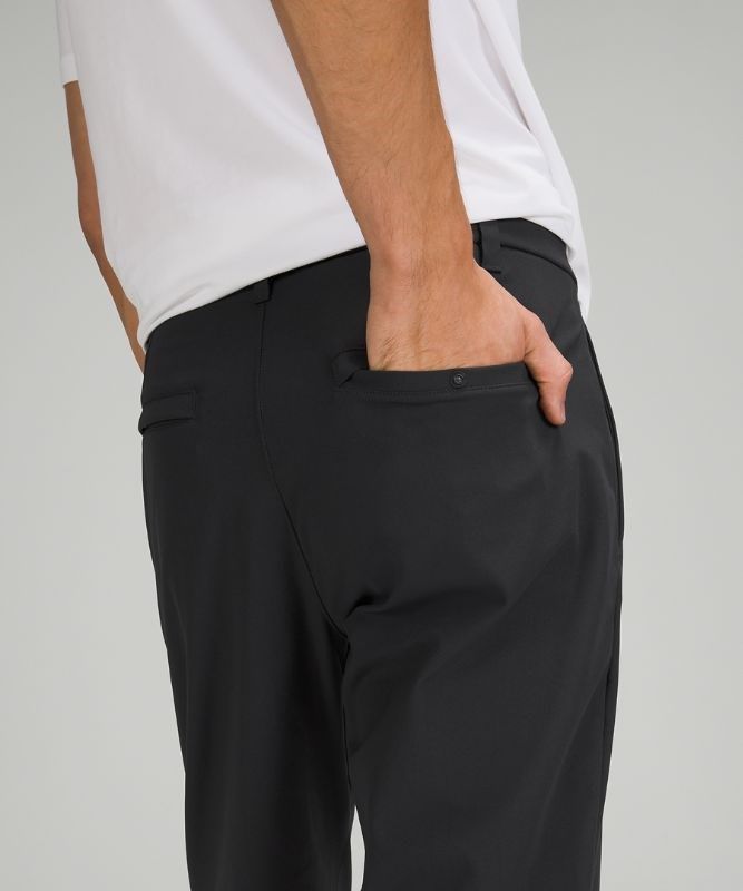 Lululemon Commission Classic-Fit Pant 30 Warpstreme Byxor Herr Obsidian | QCKW-60453