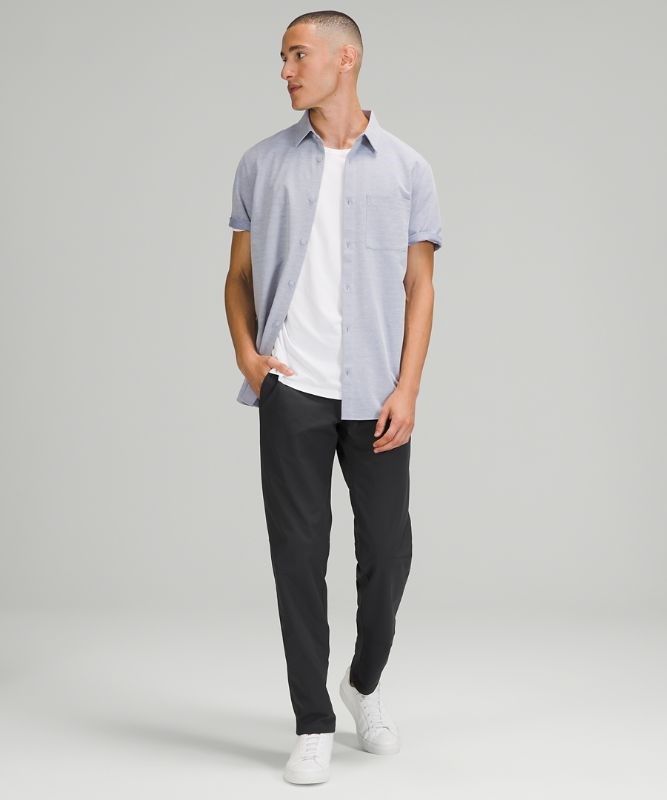 Lululemon Commission Classic-Fit Pant 30 Warpstreme Byxor Herr Obsidian | QCKW-60453