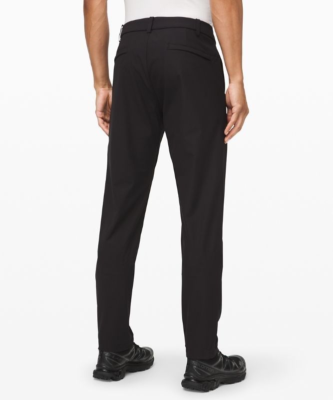 Lululemon Commission Classic-Fit Pant 37 Warpstreme Byxor Herr Svarta | YWIU-40586