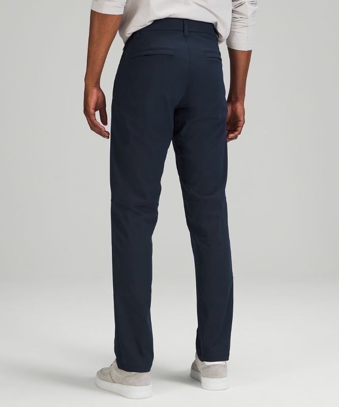 Lululemon Commission Classic-Fit Pant 37 Warpstreme Byxor Herr Marinblå | WFXQ-03689